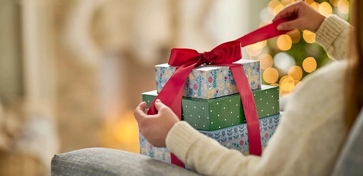 هدیه کریسمس برای دوست خارجی